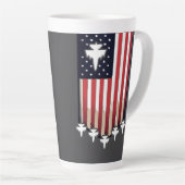 Amerikaanse Vlag 4 juli-65079 Latte Mok (Rechterhoek)