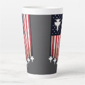 Amerikaanse Vlag 4 juli-65079 Latte Mok (Voorkant)