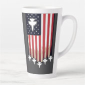 Amerikaanse Vlag 4 juli-65079 Latte Mok (Rechts)