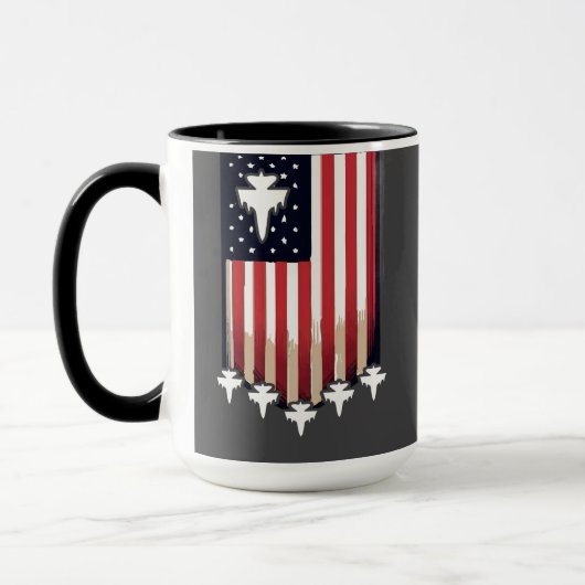Amerikaanse vlag 4 juli-65079 mok (Links)