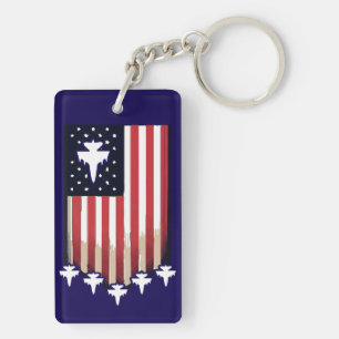 Amerikaanse Vlag 4 juli-65079 Sleutelhanger