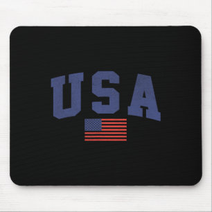 Amerikaanse vlag 4 juli Americana Bold Blue Muismat