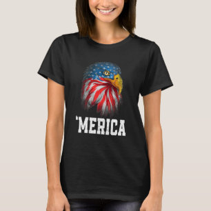 Amerikaanse vlag 4 juli 'Amerika Kale Adelaar USA  T-shirt