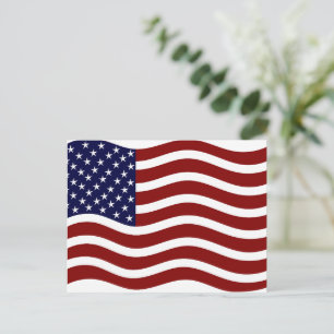 Amerikaanse Vlag 4 juli Briefkaart