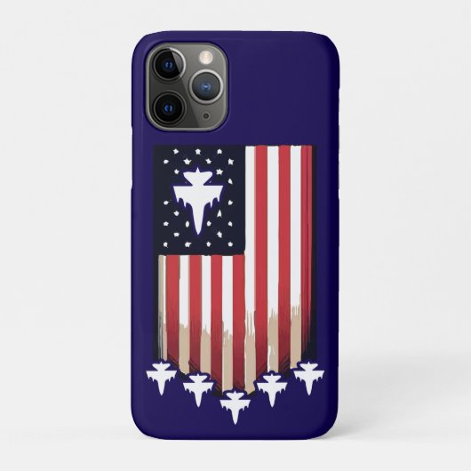 Amerikaanse vlag 4 juli Case-Mate iPhone case (Achterkant)