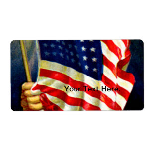 Amerikaanse vlag, 4 juli Etiket
