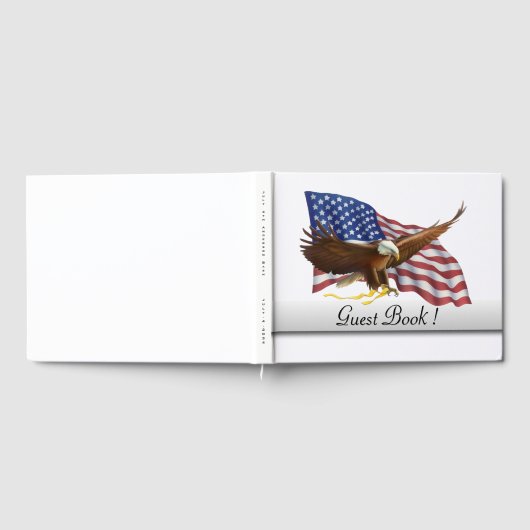 Amerikaanse vlag 4 juli gastenboek (Volledig)