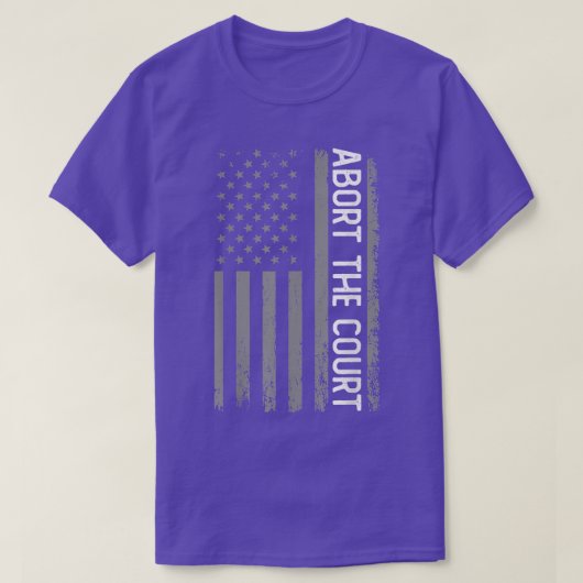 Amerikaanse vlag 4 juli Gerichtshof afbreken  T-shirt (Design voorkant)