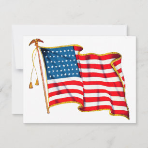 Amerikaanse vlag, 4 juli Kaart