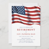 Amerikaanse vlag 4 juli Legerpensioen Kaart (Voorkant)