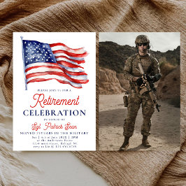 Amerikaanse vlag 4 juli Legerpensioen Kaart