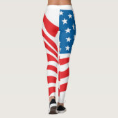 Amerikaanse vlag - 4 juli leggings (Achterkant)