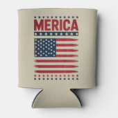 Amerikaanse Vlag 4 juli Merica Blikjeskoeler (Voorkant)