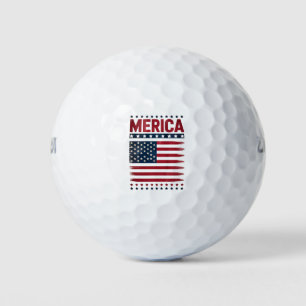 Amerikaanse Vlag 4 juli Merica Golfballen