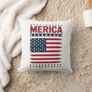Amerikaanse Vlag 4 juli Merica Kussen