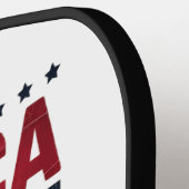 Amerikaanse Vlag 4 juli Merica Pickleball Paddle (Links Detail)