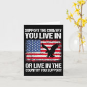 Amerikaanse vlag 4 juli ondersteunt het land dat u kaart (Gele Bloem)