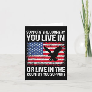 Amerikaanse vlag 4 juli ondersteunt het land dat u kaart