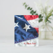 Amerikaanse vlag-4 juli partij kaart (Staand voorkant)