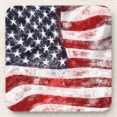 Amerikaanse vlag, 4 juli reeks Onderzetters (Voorkant)