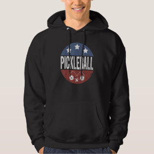 Amerikaanse Vlag 4 juli Retro Patriottische Augurk Hoodie