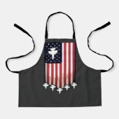 Amerikaanse vlag 4 juli schort (Voorkant)