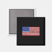 Amerikaanse vlag 4 juli USA Patriottisch Magneet (Voorkant / Achterkant)