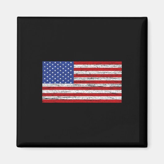 Amerikaanse vlag 4 juli USA Patriottisch Magneet (Voorkant)