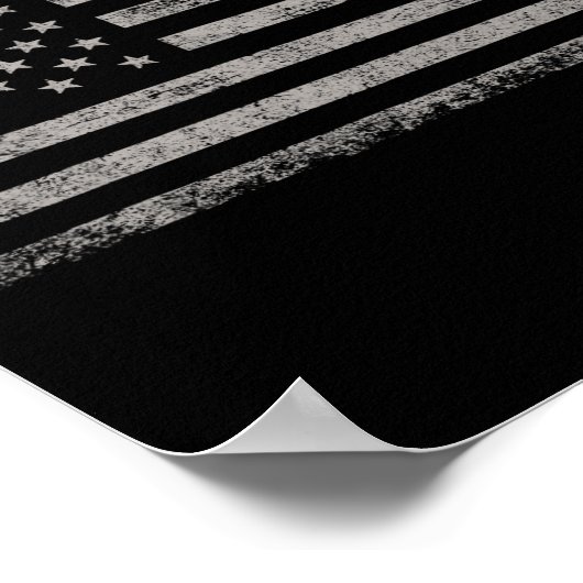 Amerikaanse vlag 4 juli voor mannen en vrouwen Kin Poster (Hoek)