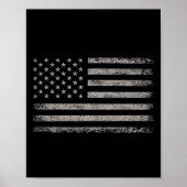 Amerikaanse vlag 4 juli voor mannen en vrouwen Kin Poster (Voorkant)