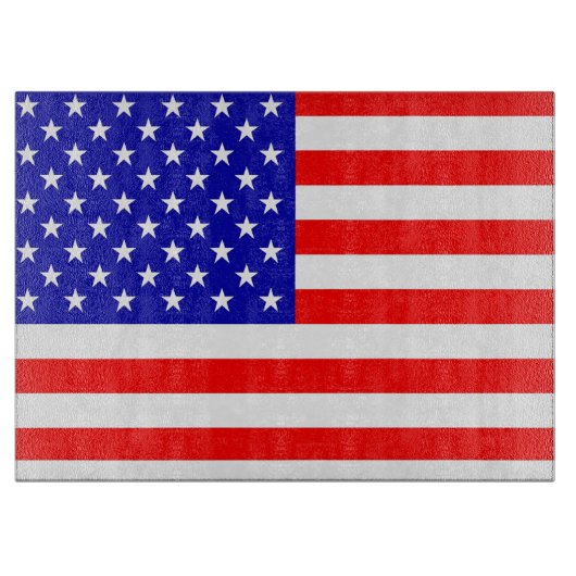 Amerikaanse vlag 4 snijplank (Voorkant)
