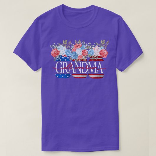 Amerikaanse vlag 4 t-shirt (Design voorkant)