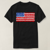 Amerikaanse vlag 4 t-shirt (Design voorkant)