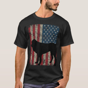 -Amerikaanse vlag 4 van de Centraal-Aziatische her T-shirt