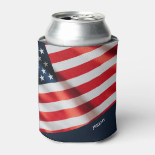 Amerikaanse vlag 4e juli patriottische achtertuin blikjeskoeler