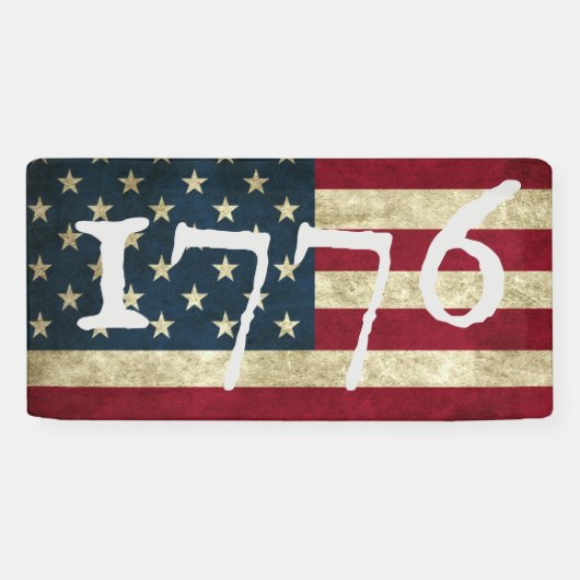 Amerikaanse vlag 4e partij: 1776 juli spandoek (Horizontaal)