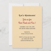 -Amerikaanse vlag 4e van JULY Celebration Kaart (Achterkant)