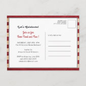 -Amerikaanse vlag 4e van JULY Celebration Uitnodiging Briefkaart (Achterkant)