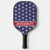 Amerikaanse vlag 4th van juli Family Game BBQ Pickleball Paddle (Achterkant)