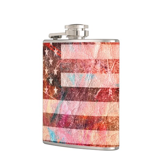 Amerikaanse vlag #5 heupfles (Links)