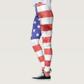  Amerikaanse vlag #5 Leggings (Links)