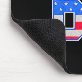 Amerikaanse Vlag 67 Zes Zeven Meme Muismat (Hoek)