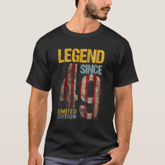 Amerikaanse vlag 73 jaar oude Vintage 1949 73e Hap T-shirt