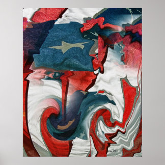 Amerikaanse vlag #91 poster
