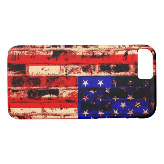 Amerikaanse vlag #9 Case-Mate iPhone case (Achterkant (Horizontaal))