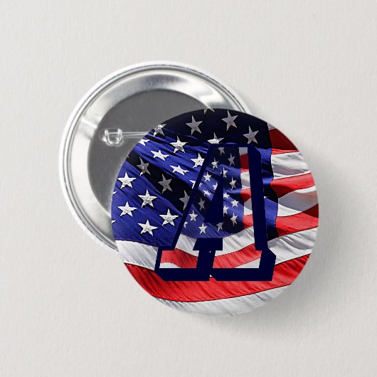 Amerikaanse vlag "A" pinback-Button Ronde Button 5,7 Cm (Voorkant /achterkant)
