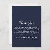 Amerikaanse vlag aangepaste foto Amerikaanse milit Bedankkaart (Achterkant)