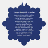 Amerikaanse vlag aangepaste foto in liefdevolle he ornament kaart (Achterkant)