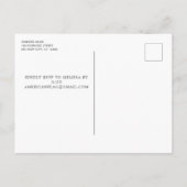 Amerikaanse vlag Aangepaste foto Militaire Dag Uitnodiging Briefkaart (Achterkant)