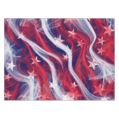 Amerikaanse vlag Aangepaste katoenen tablet Tafelkleed (Voorkant (Horizontaal))
